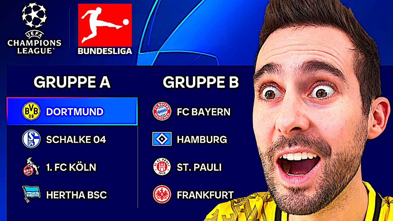 Bundesliga ABER IM CHAMPIONS LEAGUE FORMAT !!! 🔥😍