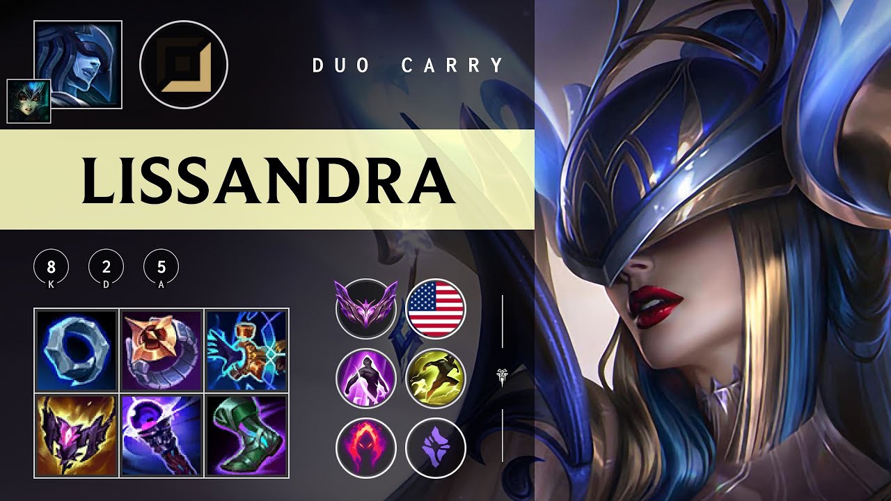 Lissandra Carry vs Draven - NA Master Patch 25.24