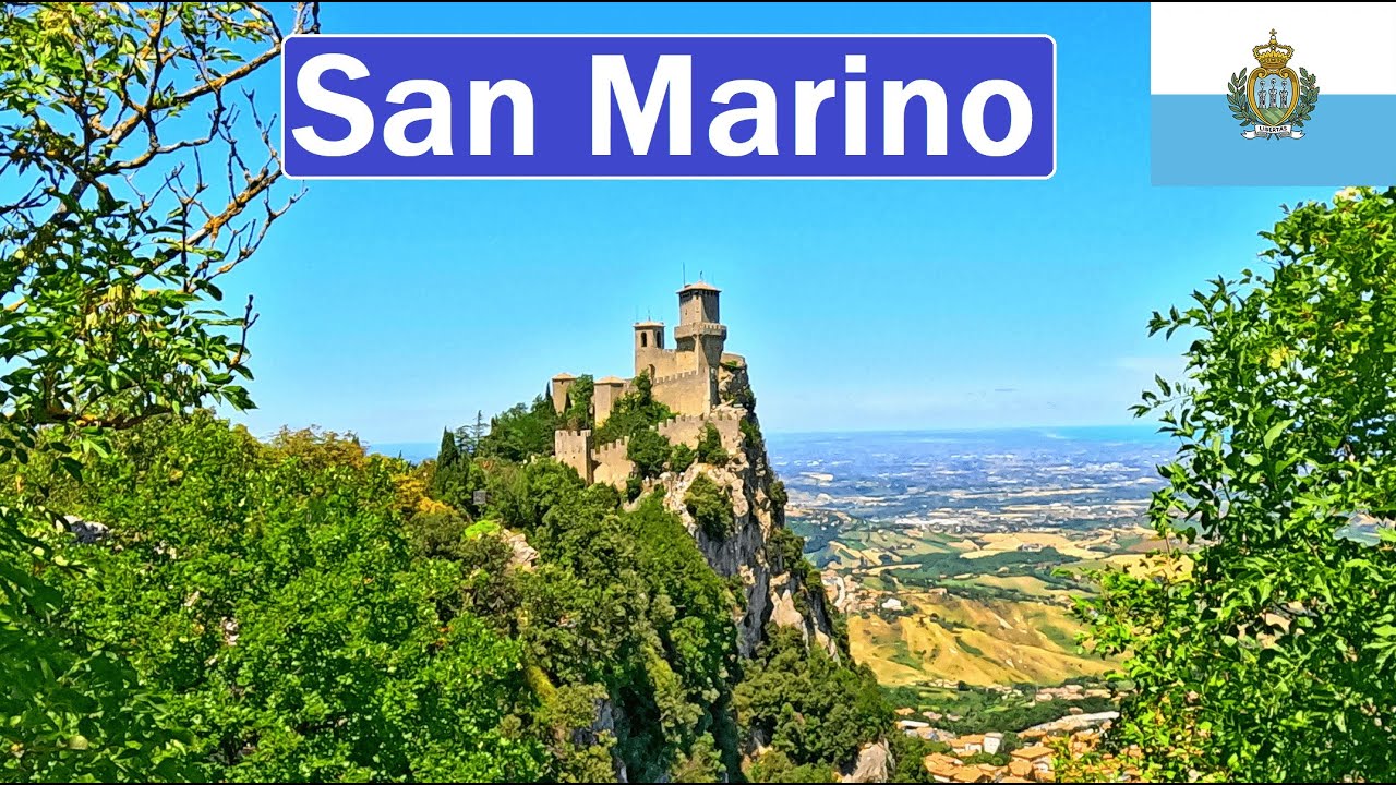 🇸🇲 San Marino city Walking Tour 2025【4K】