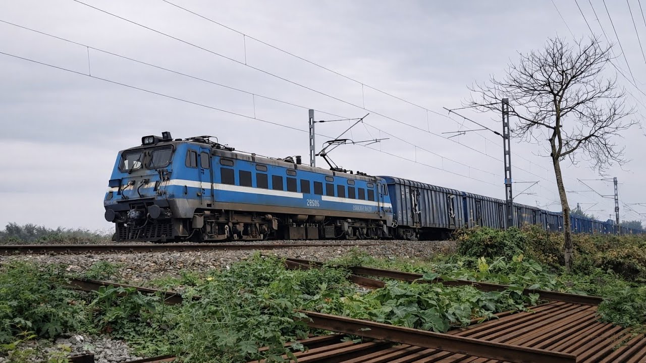 🔥 High & Low Speed Train CROSSING | Padatik Express + 15962 - Kamrup Express + Freight traincrossing