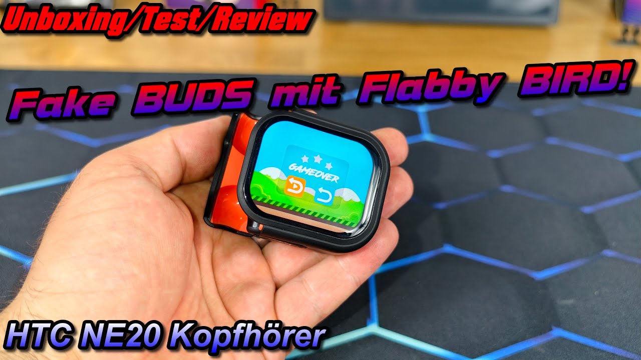 HTC NE20 AI-Übersetzerkopfhörer: Übersetzung von 131+ Sprachen - Flabby Bird inklusive