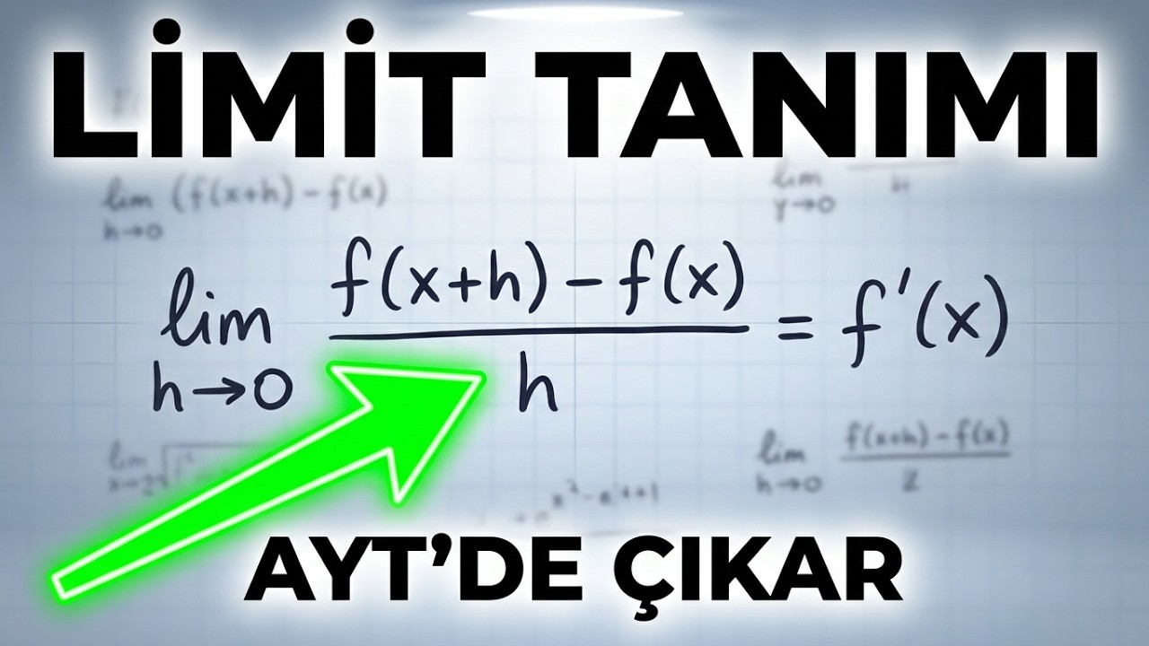 ZOR SORU TİPLERİ - 22 ( Türevin limit tanımı)