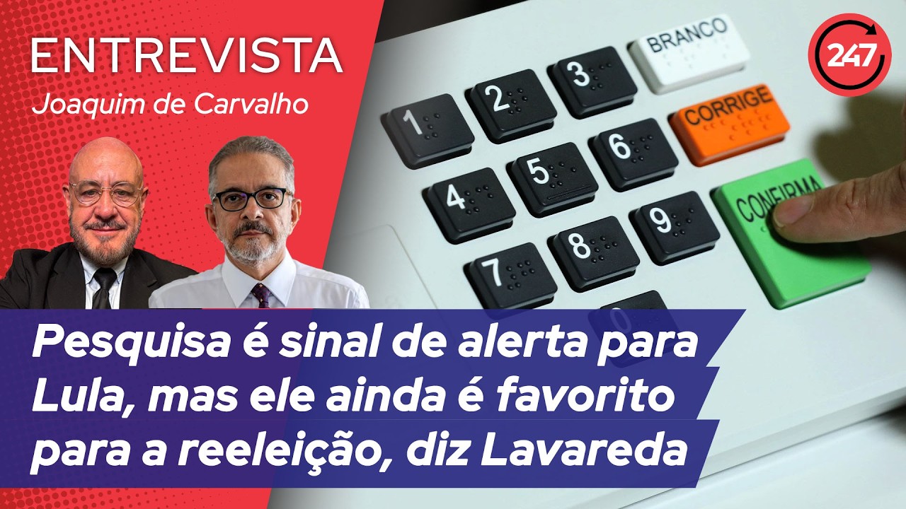 Pesquisa é sinal de alerta para Lula, mas ele ainda é favorito para a reeleição, diz Lavareda