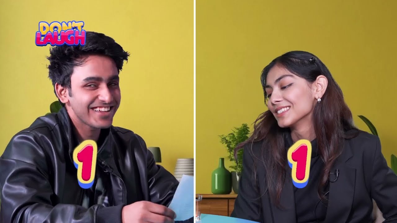 Kushagra & Tanishka Bahl | Lame Jokes | 9x Tashan Don't Laugh |  #cringe #interview