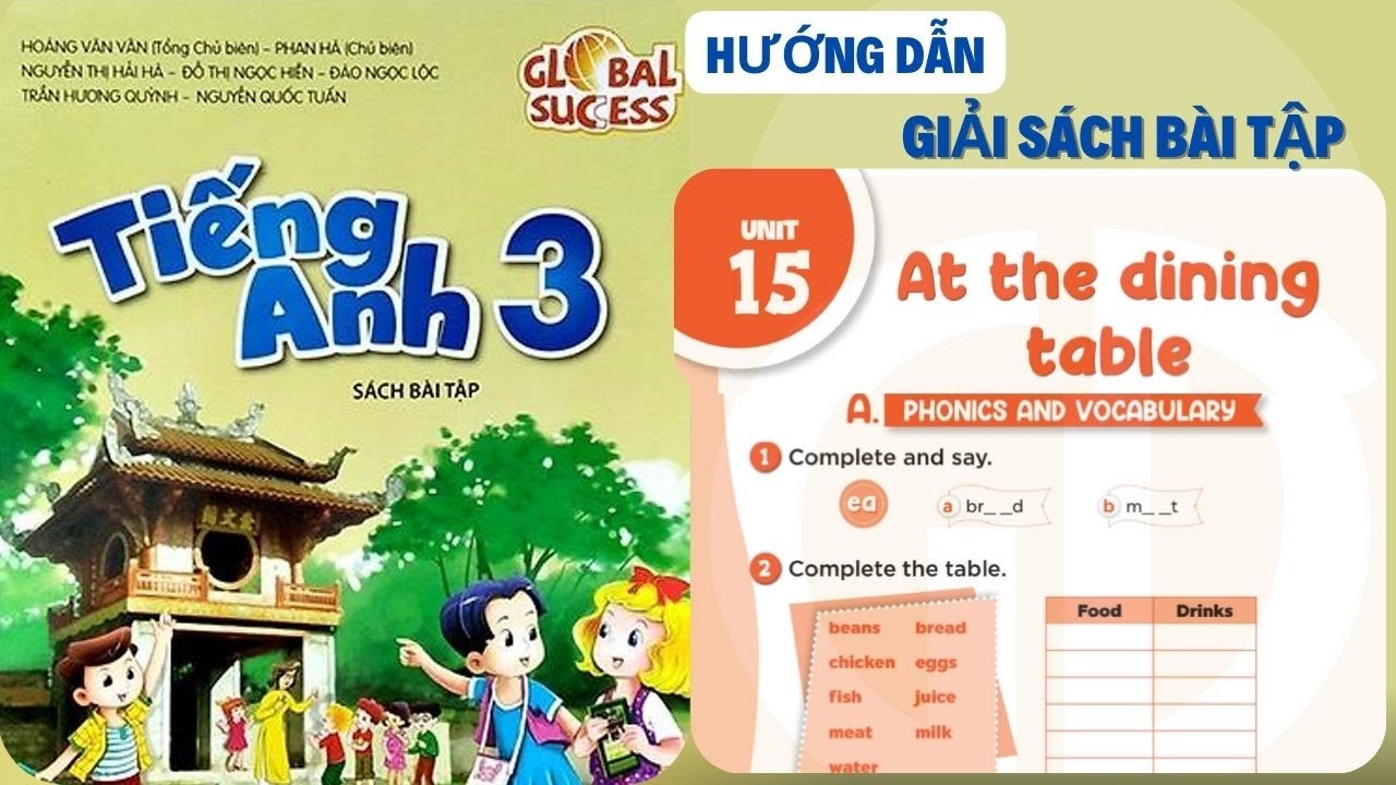 Giải SBT Unit 15|Tiếng Anh 3 Global Success|Chan Troi Sang Tao
