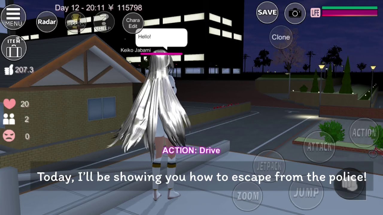 How to ESCAPE from the Police|Sakura School Simulator