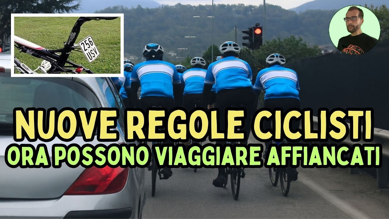 TARGA PER LE BICICLETTE, CASCO OBBLIGATORIO E LUCE FISSA, LE NUOVE REGOLE LASCIANO PARECCHI DUBBI…
