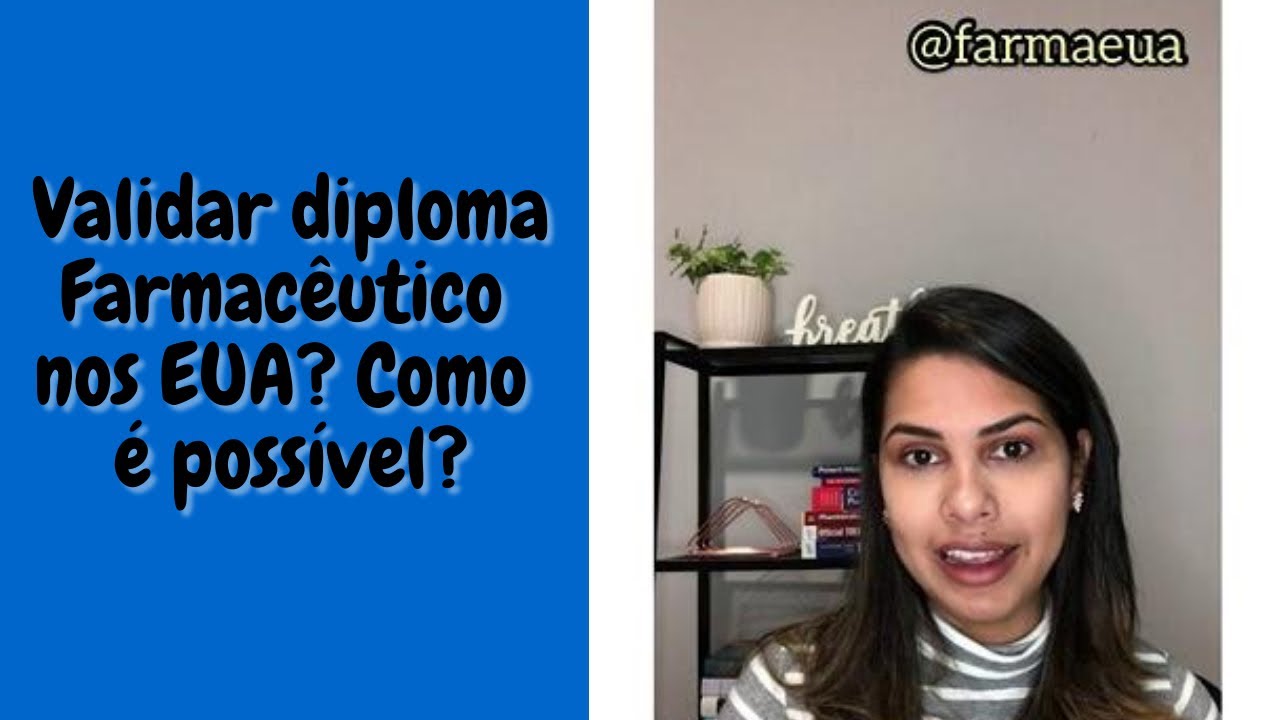 Farmacêutico nos EUA #validacaodediploma #morarnosEUA #farmaceuticos