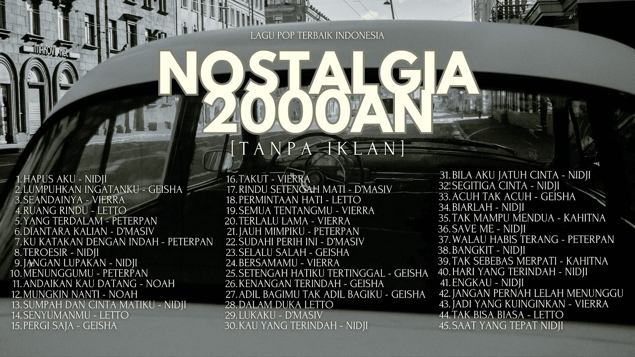 LAGU HITS 2000AN TERBAIK | HITS TERBAIK SAAT REMAJA #lagu #lagupopindonesia #laguhits