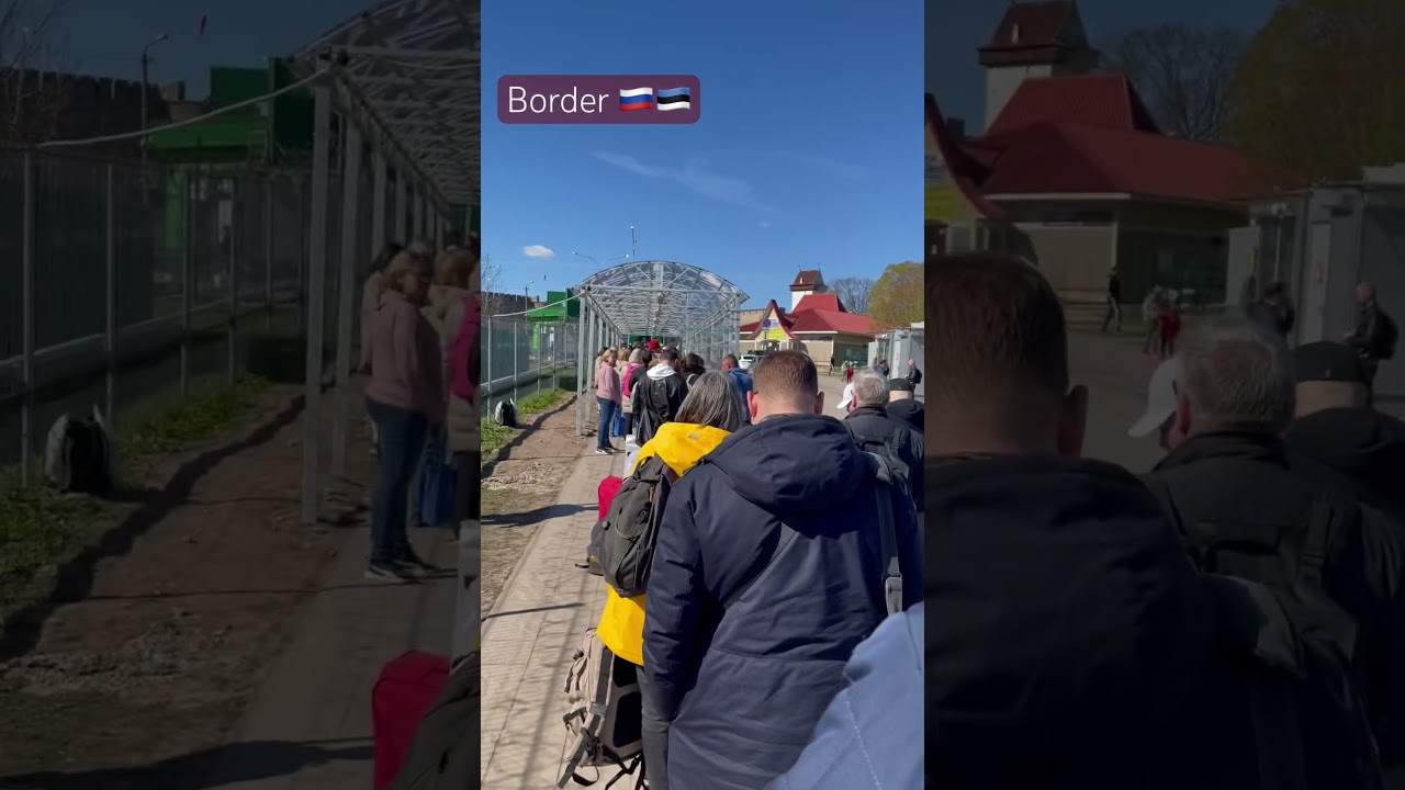 Russia-Estonia Border (Huge line)