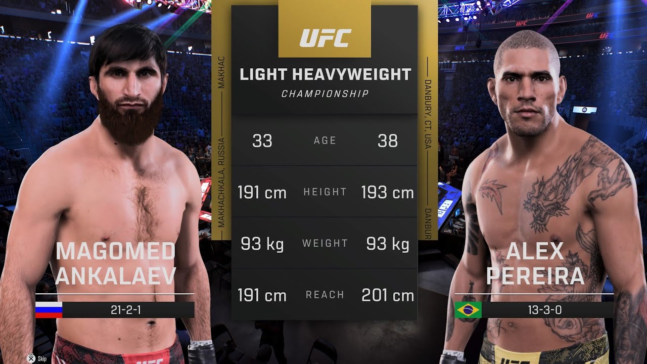 UFC 5 GAMEPLAY - Alex Pereira vs Ankalaev 2  | 4K 60 FPS