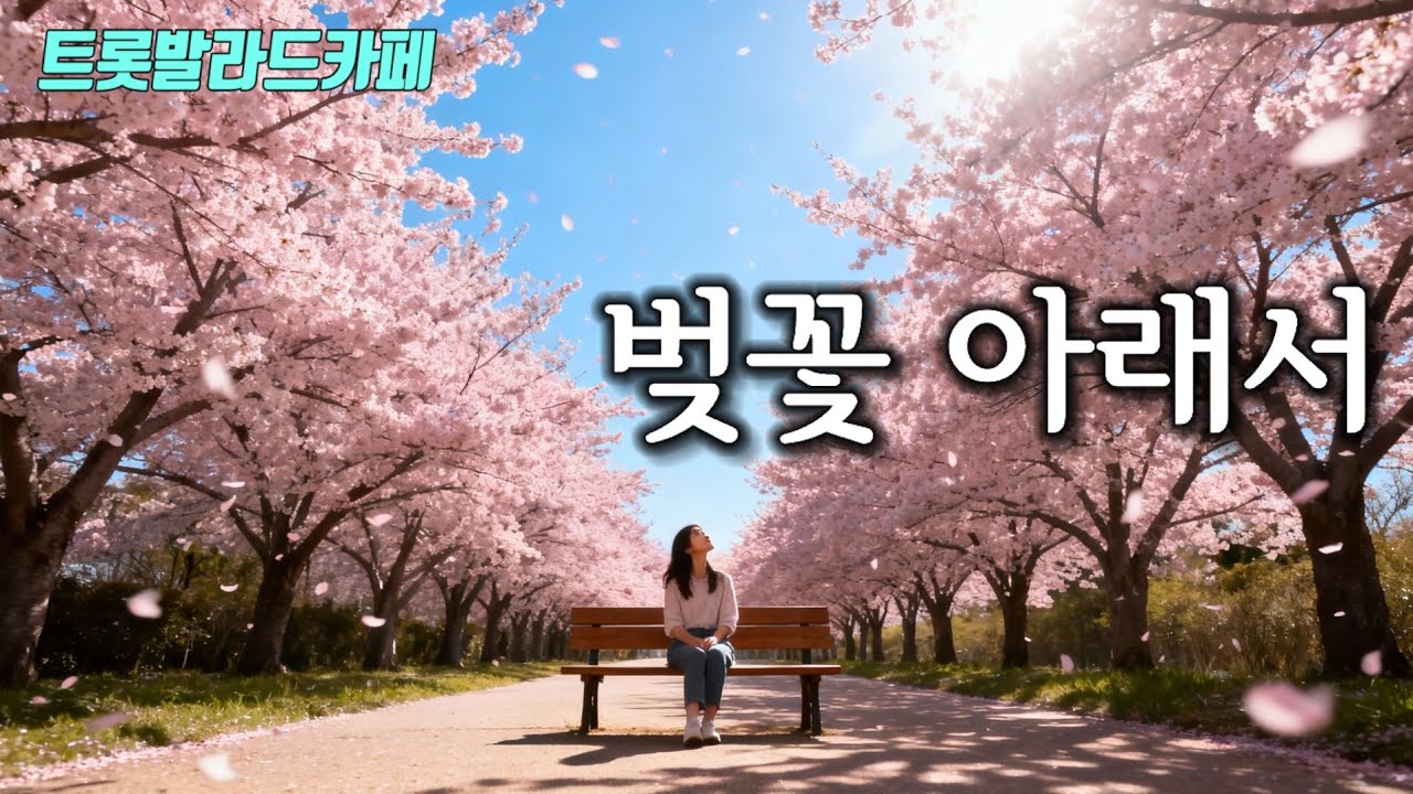 🎶  벚꽃 아래서 🎶 | 벚꽃 흩날리던 그날의 약속… 아직도 그대를 기다립니다 | 봄 감성 트롯 발라드