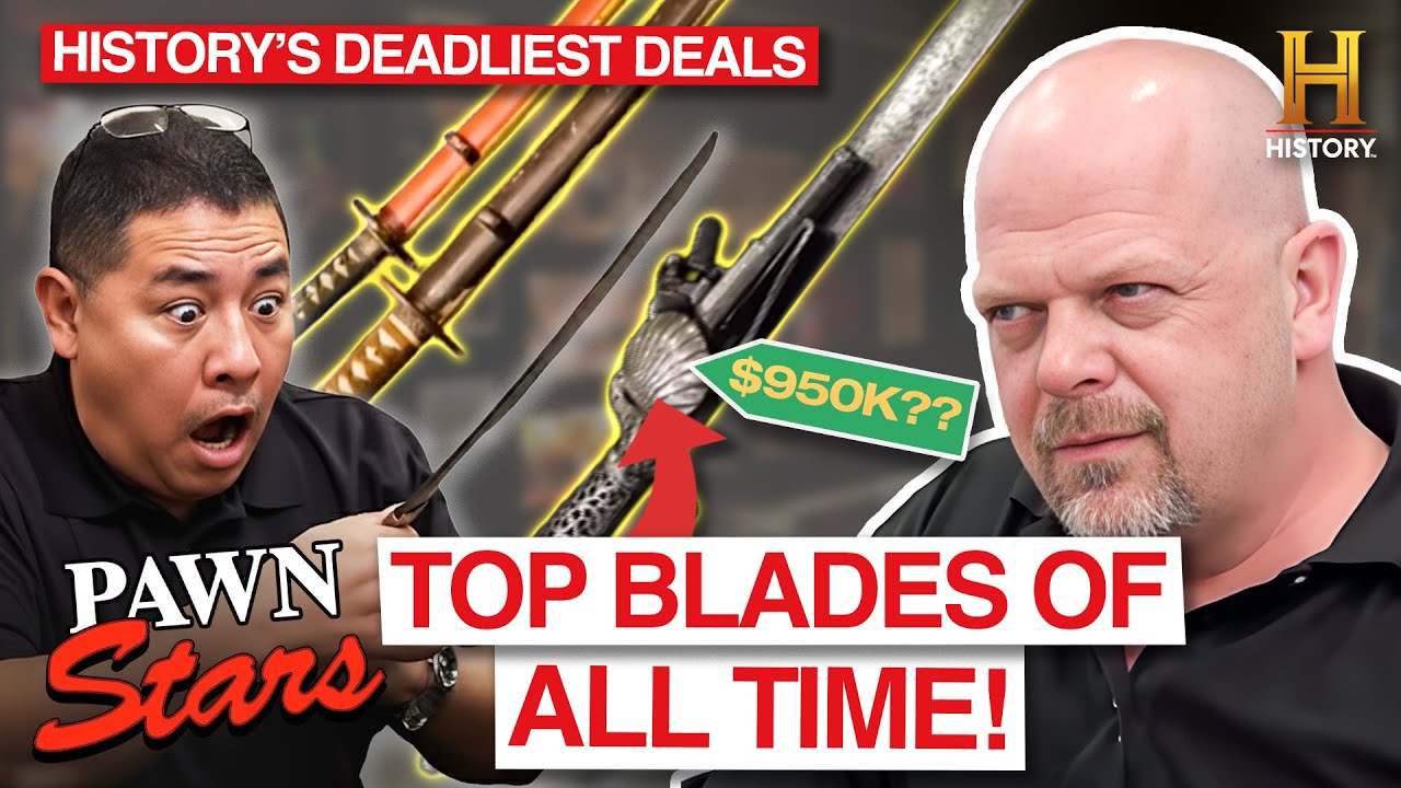 TOP BLADES OF ALL TIME (34 Rare Swords, Spears, and Daggers) | Pawn Stars