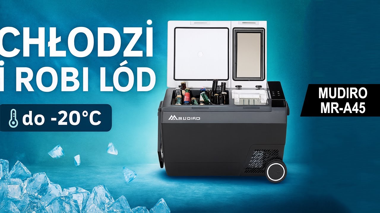 Lodówka 12V z kostkarką? Mudiro MR-A45 – Test / Recenzja LowcyChin.pl