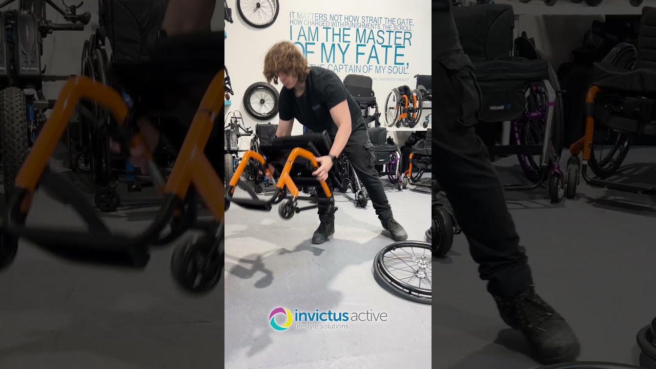 Dynamite Orange Kuschall K Series 2.0 - WOW! #invictusactive #kuschall #wheelchairlife #wheelchairs