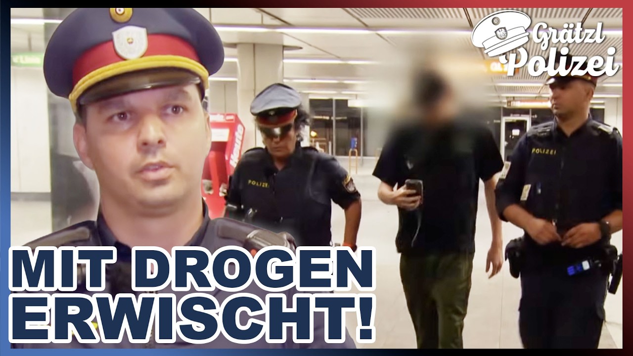 Drogenkontrolle an der U-Bahn! Polizei deckt Suchtmittelkonsum auf | Grätzlpolizei | ATV