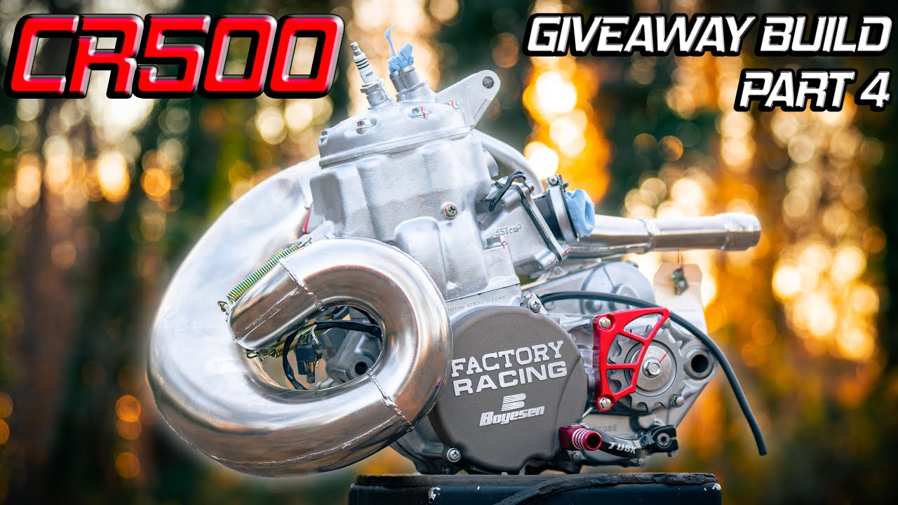The Custom CR500 Motor is Finished! (+1.5mm Overbore) (CR500 Giveaway Build Pt 4)