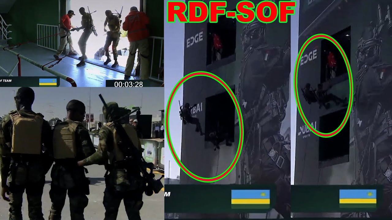 VIDEO🚨UMUNSI-4 KUMANUKA KUMIGOZI SPECIAL FORCE ZA RDF ZIBIKOZE NEZA DUBAI UAE SWAT Challenge 2026!