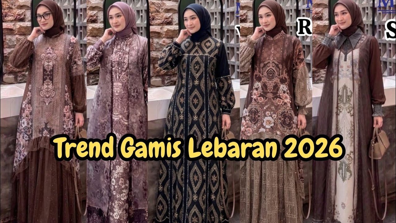 Model Gamis Lebaran 2026 Simple Elegan