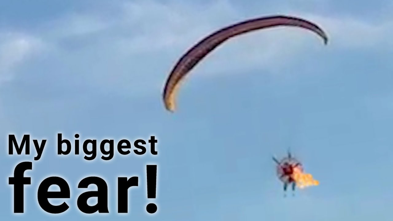 Paramotor Catches FIRE Midflight!!!