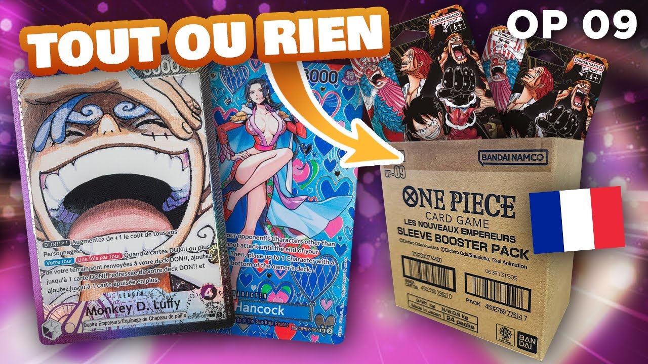 On donne une DERNIÈRE CHANCE à OP09 ! | Ouverture Case Blisters OP09 FR