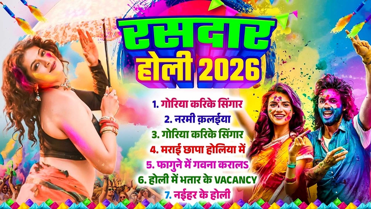 #Bhojpuri Nonstop Holi Song | रसदार होली 2026 | Bhojpuri Jukebox Holi Song | Bhojpuri Holi Gana 2026