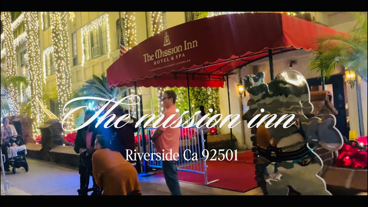 The Mission inn Festival of Lights Riverside 2025🌌+SANTA CLAUS♥️✨