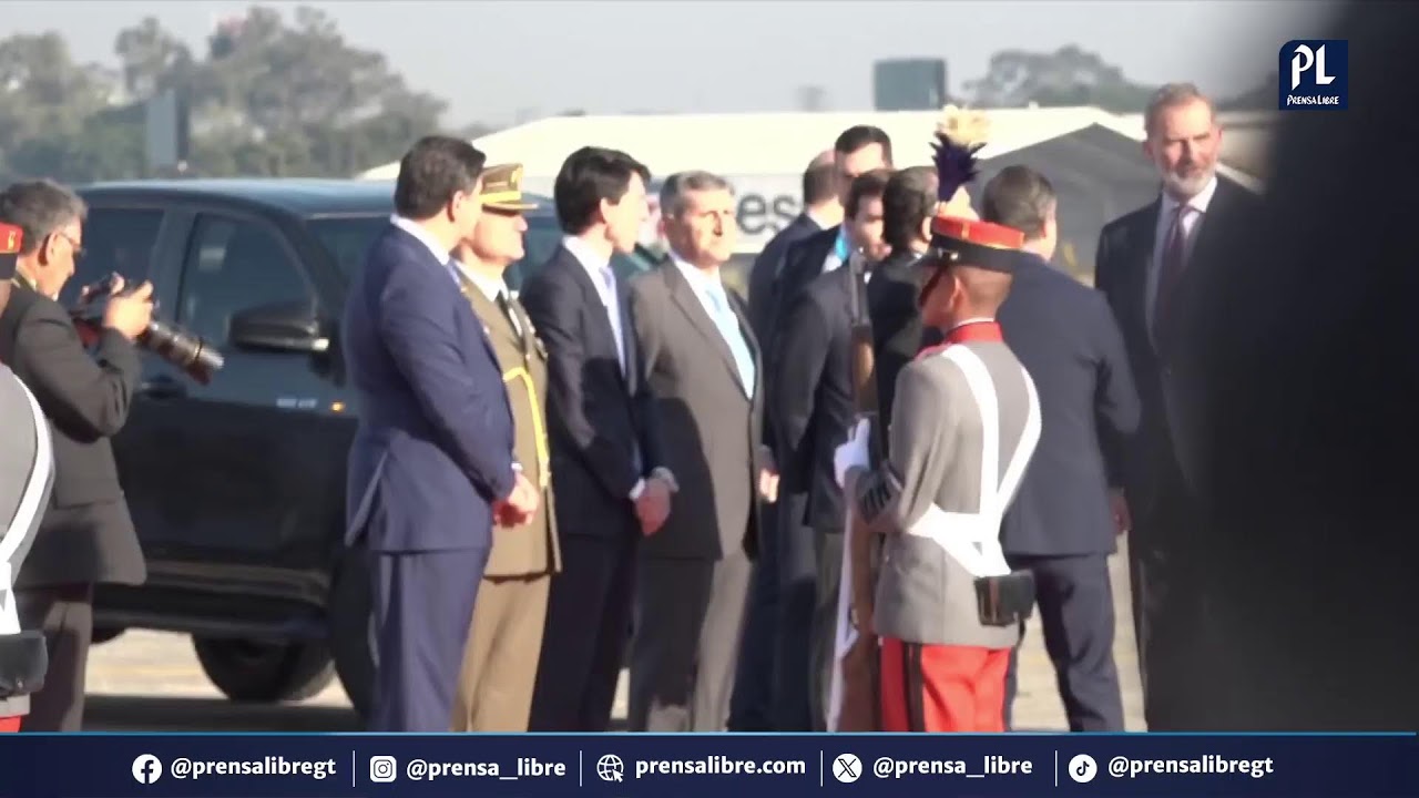 El Rey Felipe VI llega a Guatemala para la toma de mando de Bernardo Arévalo