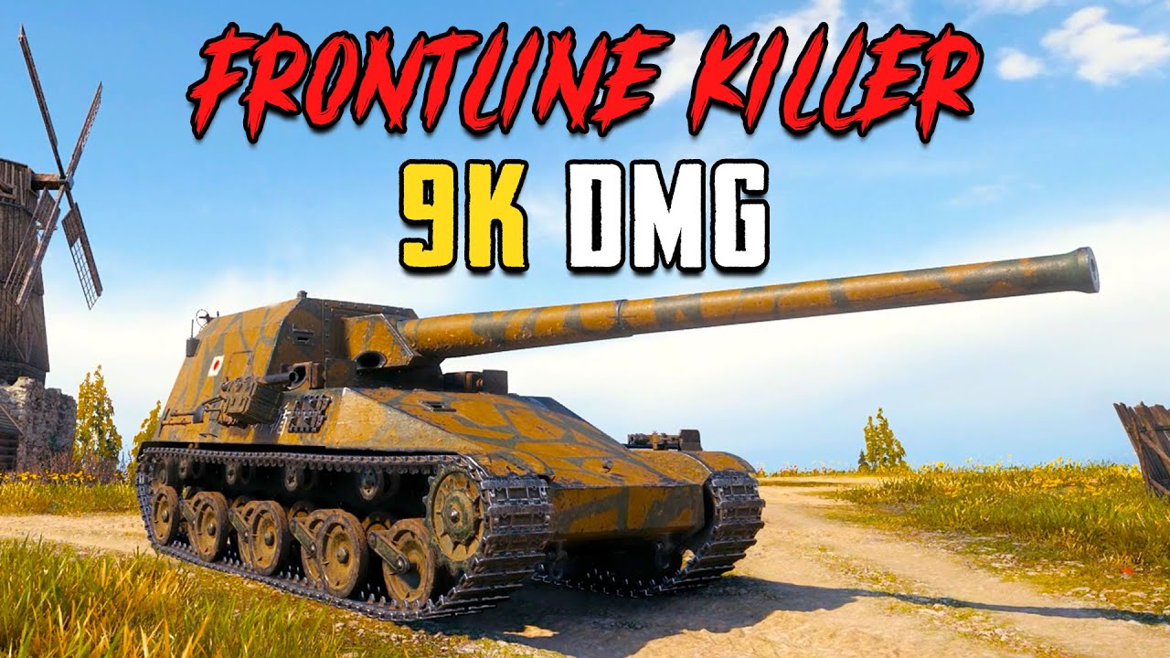 Ho-Ri 3 Crushing the ENEMY Front - 9K Damage 4 Kills WOT