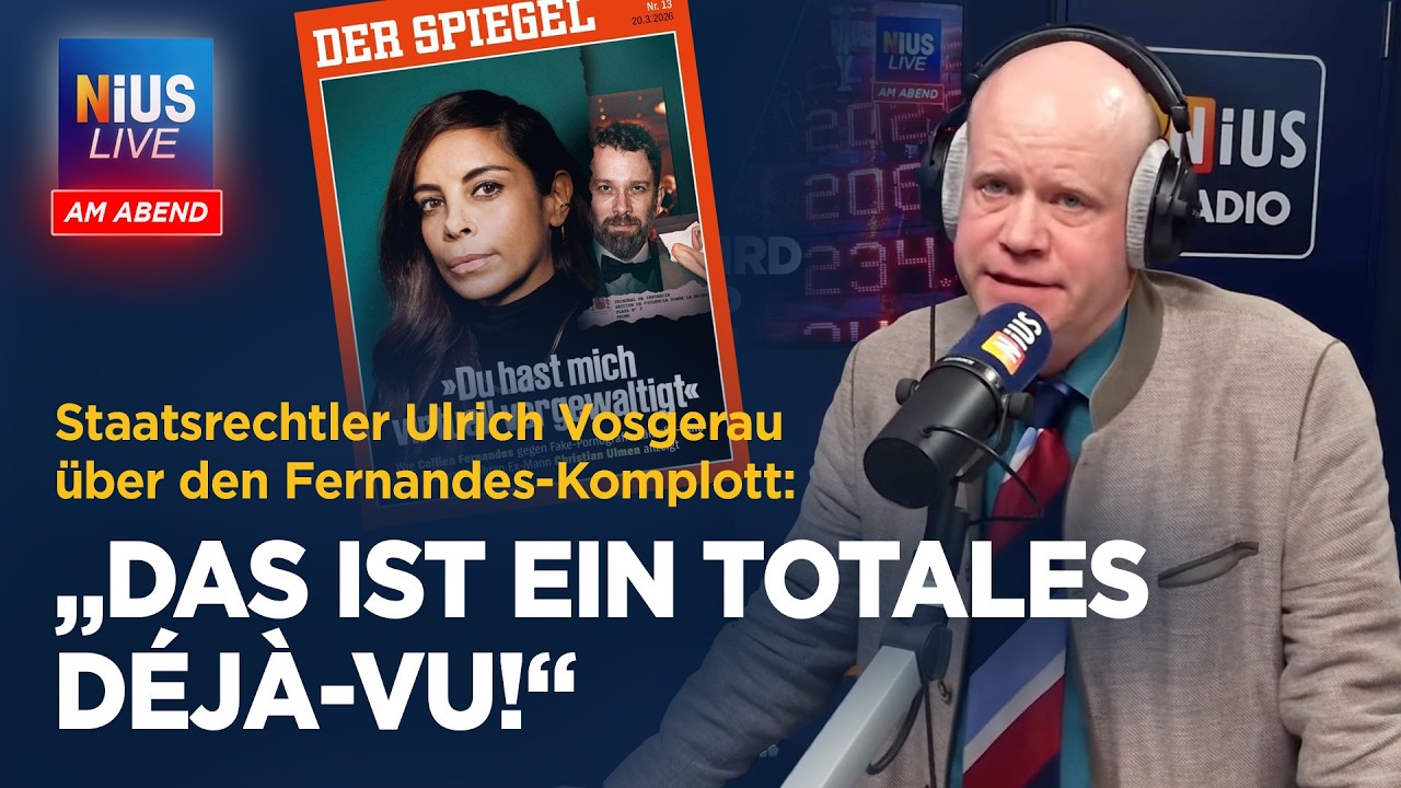 Der Fall Ulmen-Fernandes erinnert an die Correctiv-L&uuml;ge | NIUS Live am Abend vom 26.03.2026