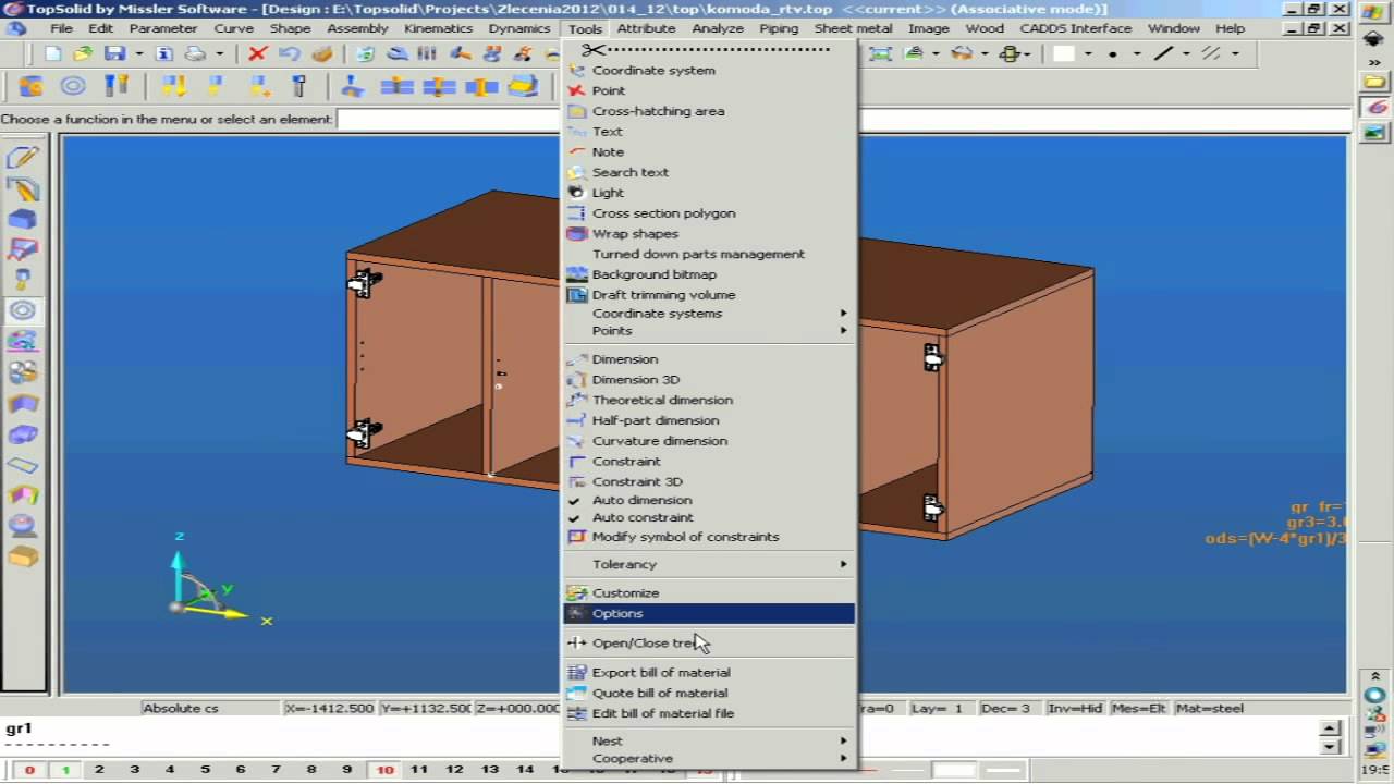 Top Solid 2012 Tutorial 03a - Komponenty i normalia.