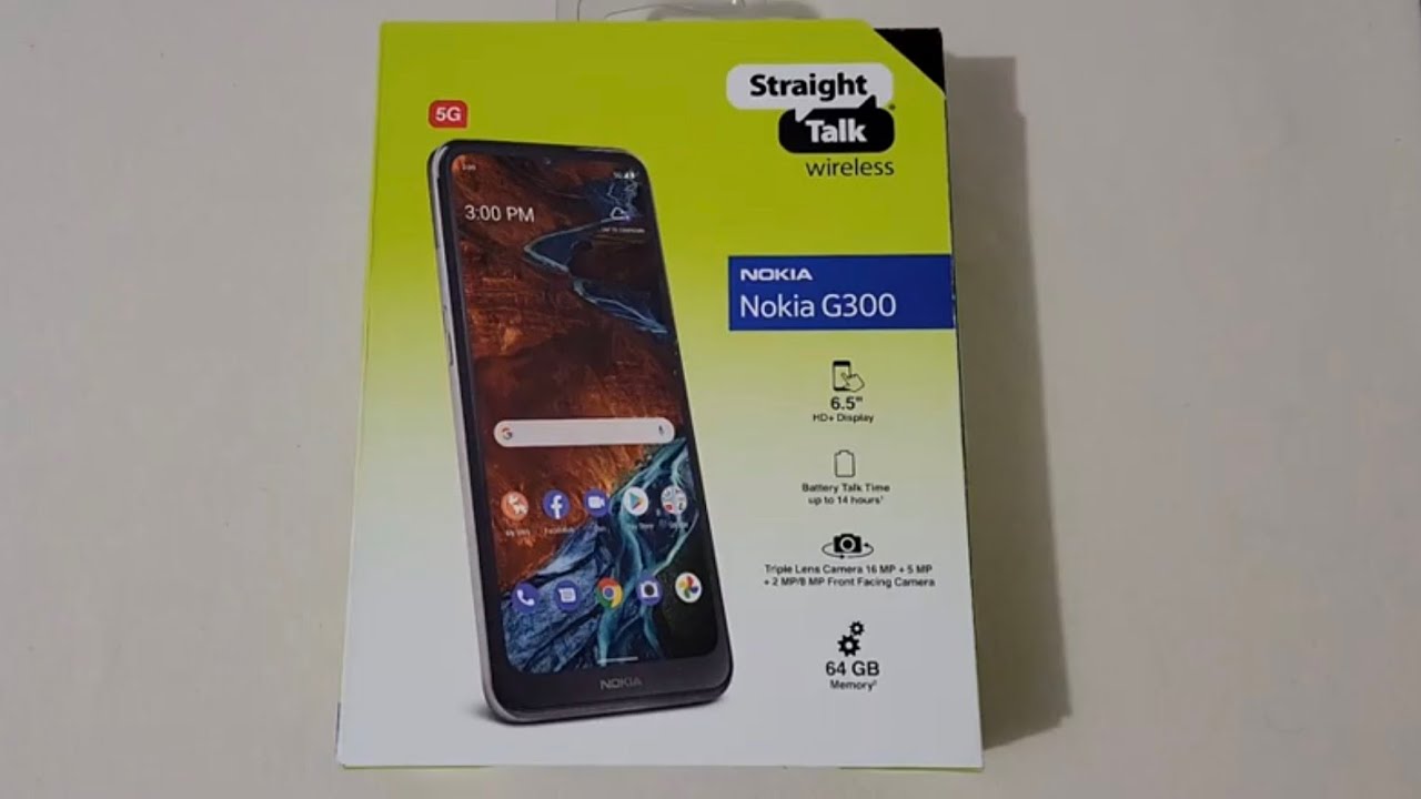 Nokia G300 5G Unboxing (Straight Talk)