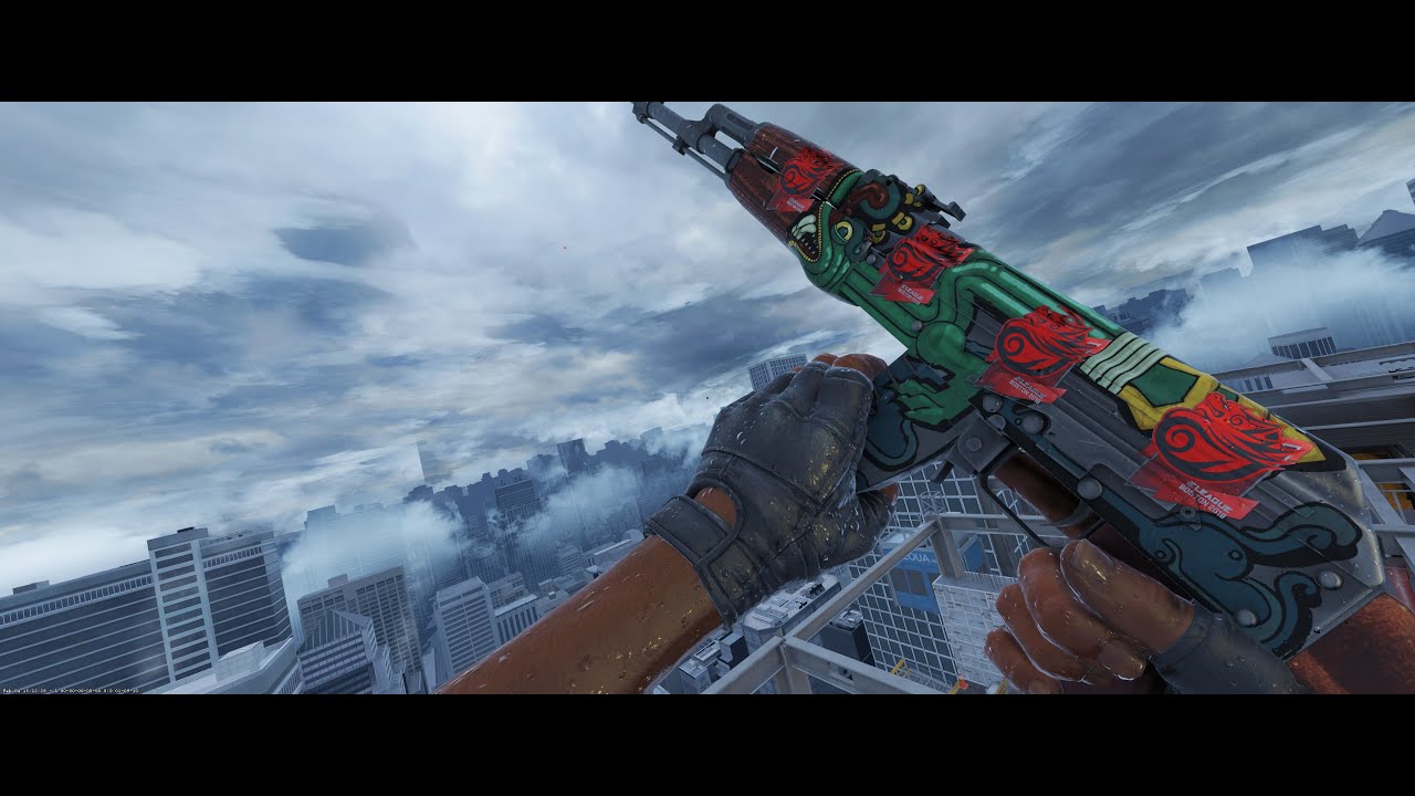 AK-47 | Fire Serpent W/ Tyloo Boston 2018 CS2 Foil Effect