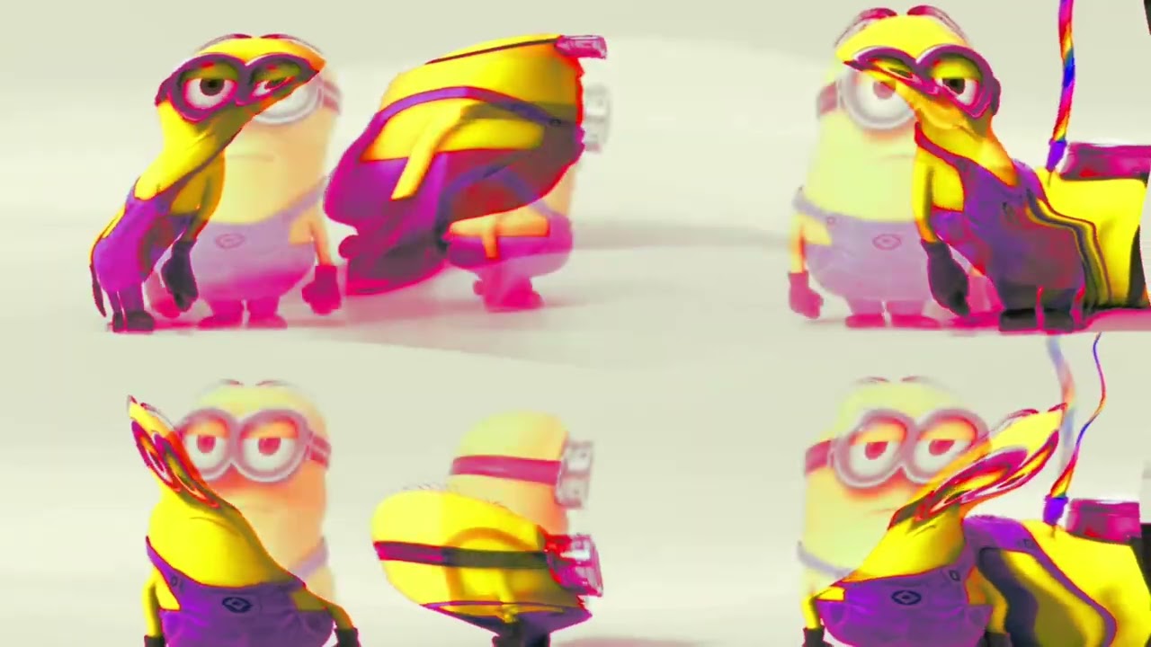 Minions Banana Song 🍌 – Voice Flip, Colors Gone Wild & Glitch Madness (Part 4)