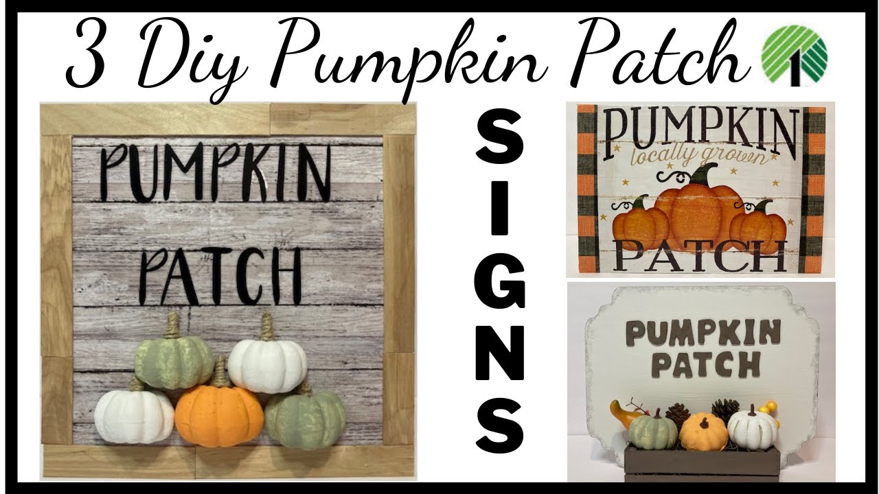 3 Fall Diy Signs/Dollar Tree/Fall Decor 2020