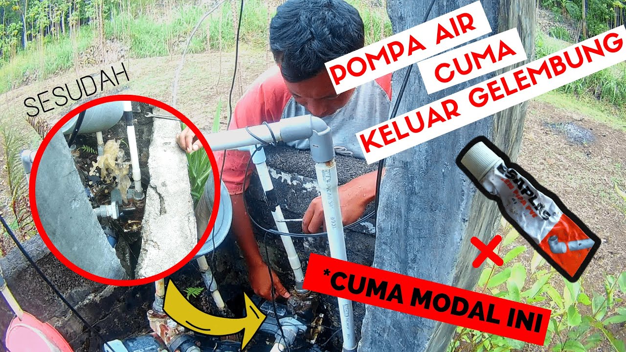 Cara Mengatasi Pompa Air yang Anginan 