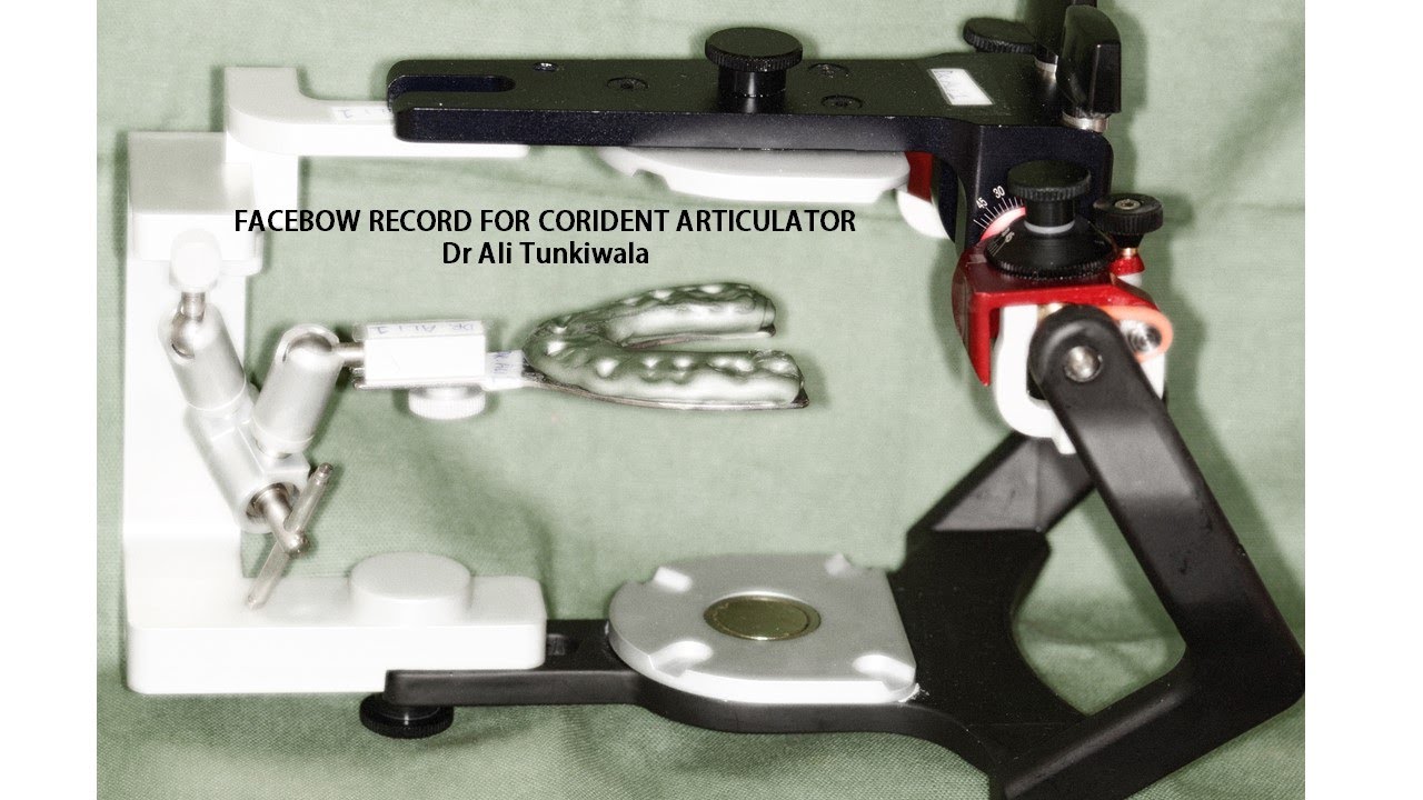 Registering the Face Bow Record for Corident Articulator