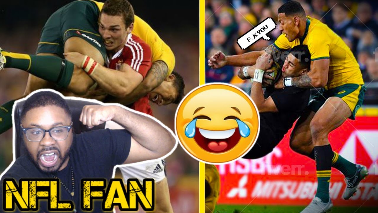 When Rugby Steppers Humiliated Opponents Reaction | NFL Fan Reacting to Best Rugby Steps