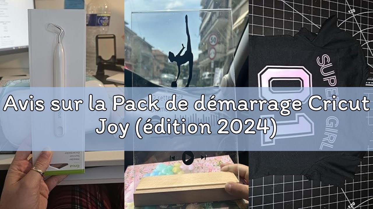 Avis sur la Pack de démarrage Cricut Joy (édition 2024)