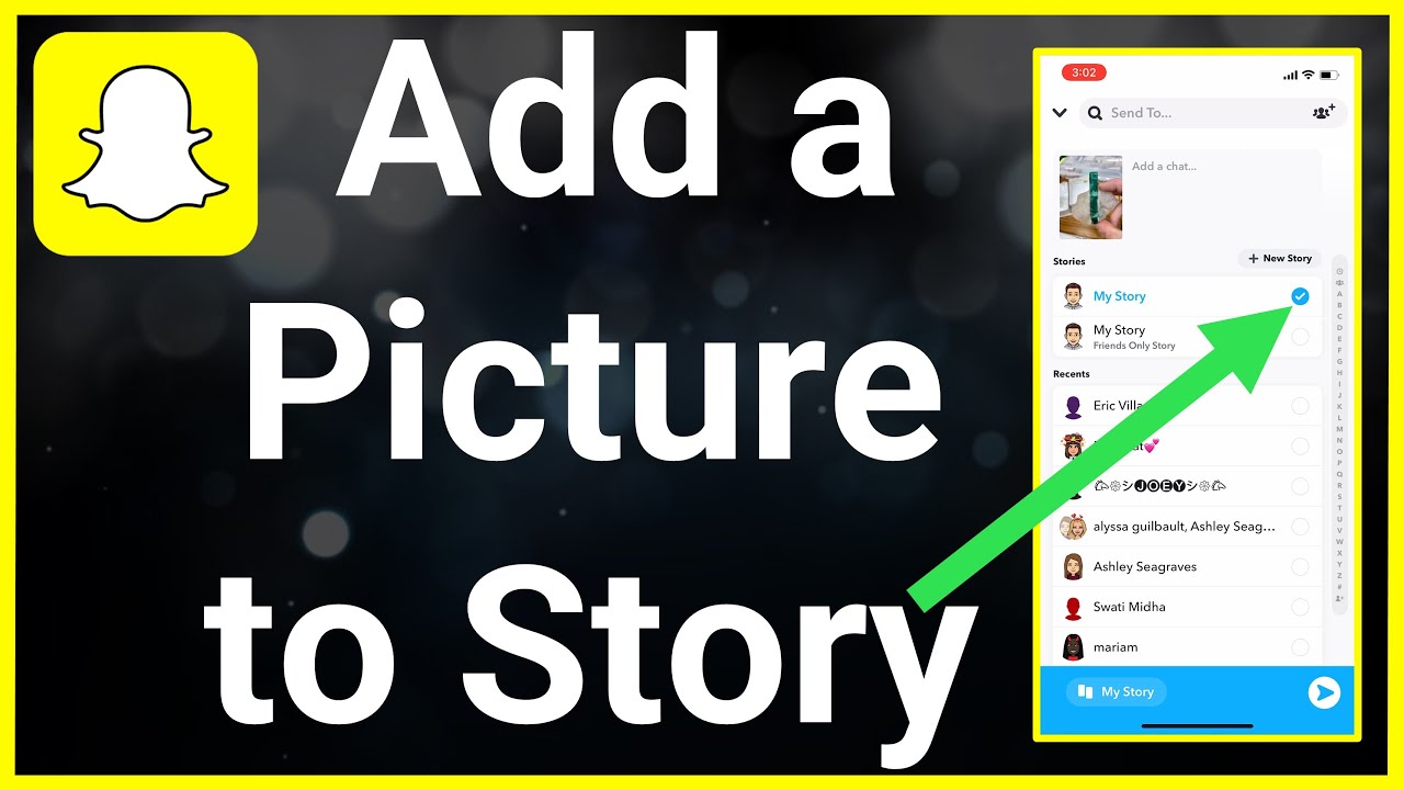 How To Add A Picture To Snapchat Story