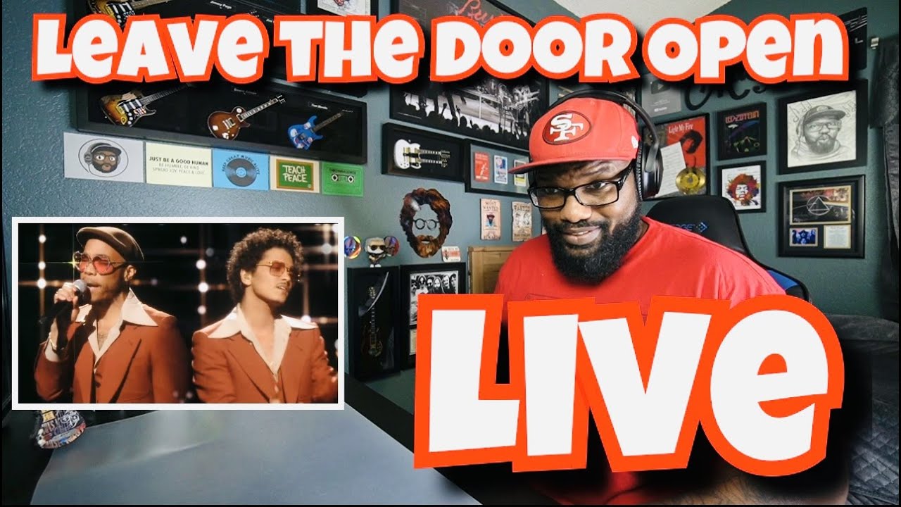 Bruno Mars, Anderson .Paak Silk Sonic - Leave The Door Open (Live) | REACTION