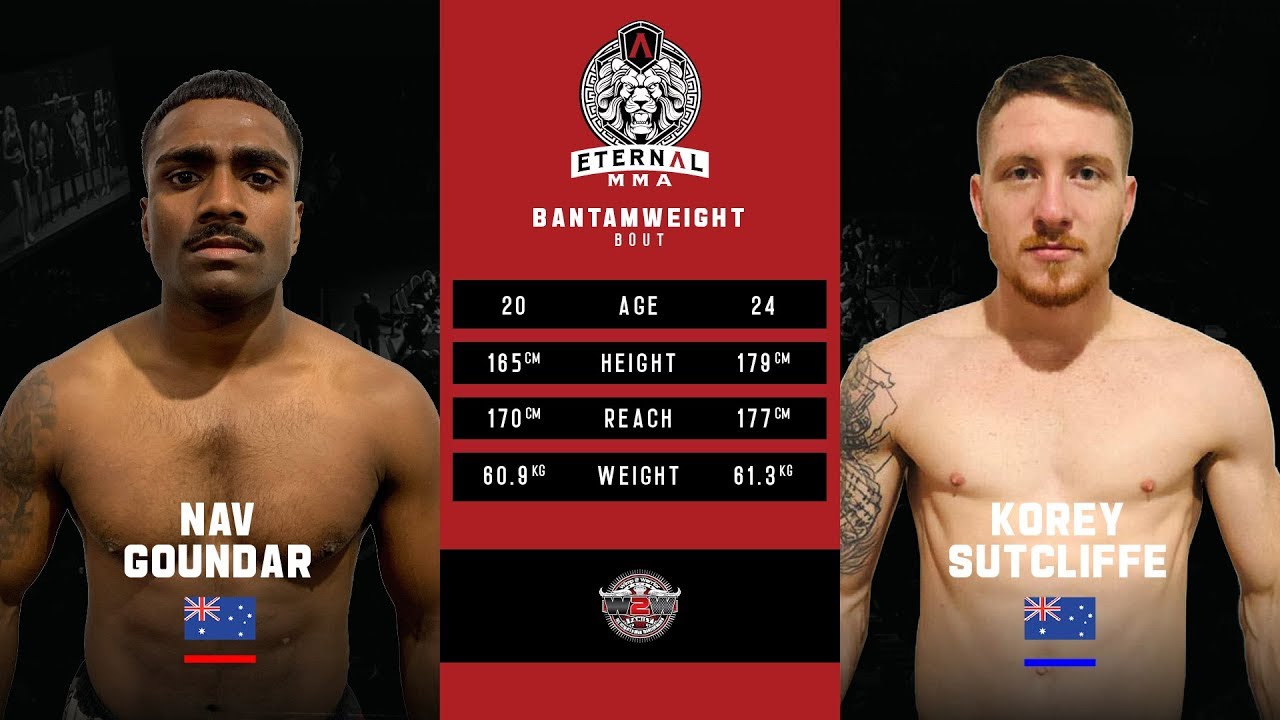 ETERNAL MMA 49 - NAV GOUNDAR VS KOREY SUTCLIFFE - MMA FIGHT VIDEO