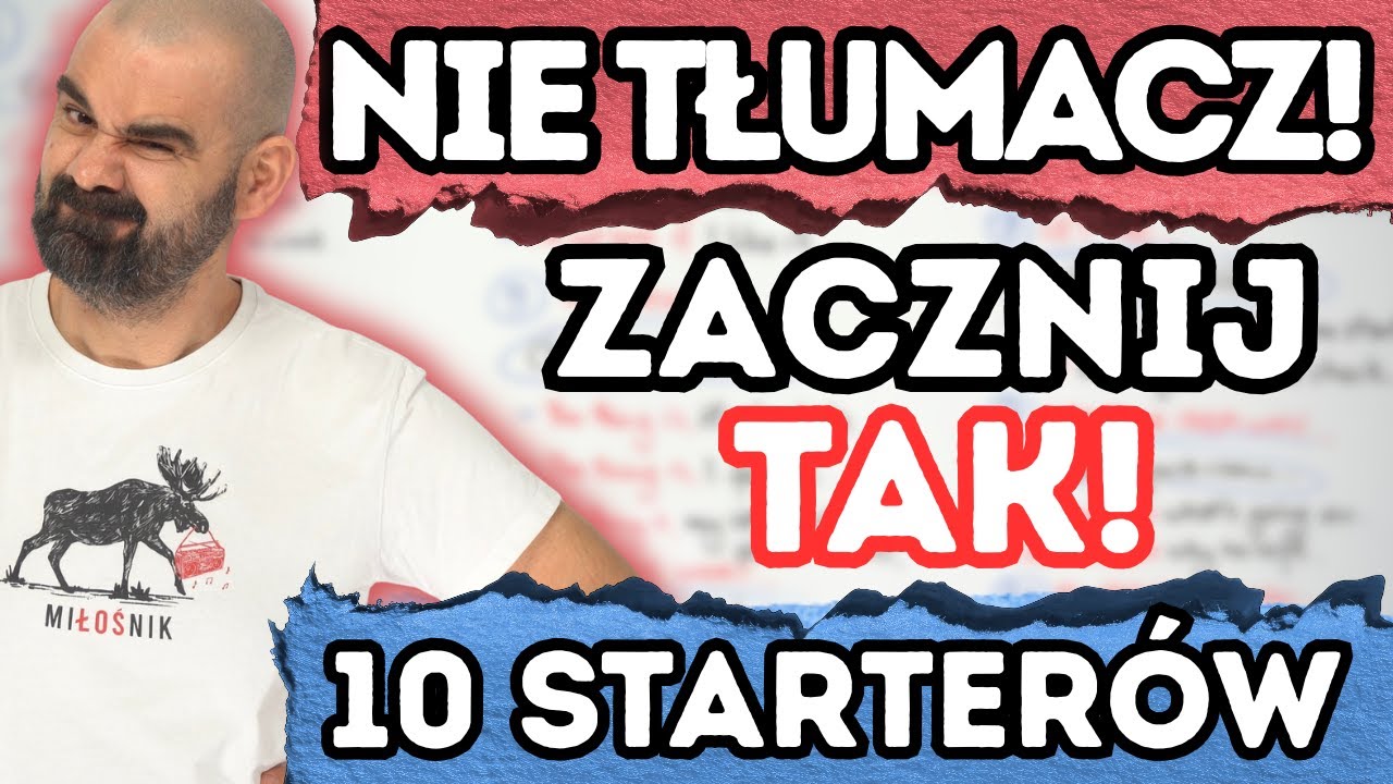 NIE tłumacz! 10 SUPER początków! | ROCK YOUR ENGLISH odc. 305