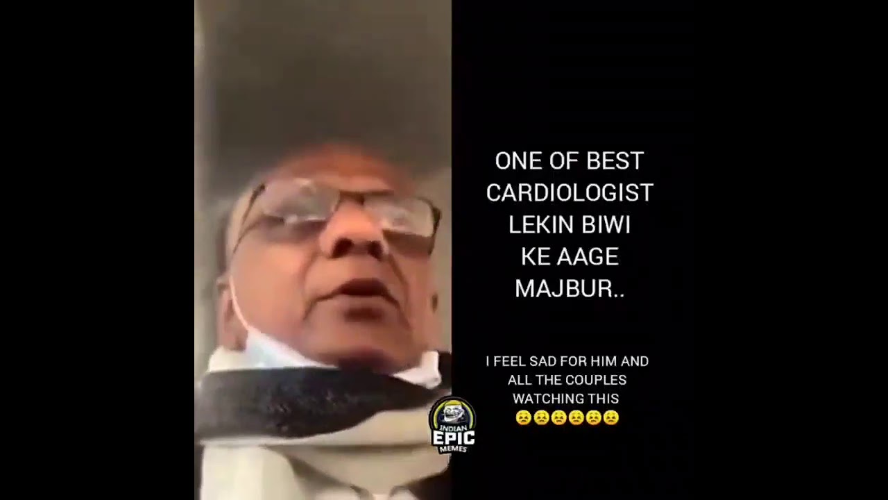 Dr K.K Agrawal viral video of his wife scolding him.   #drviralvideo #viralvideo #comedy