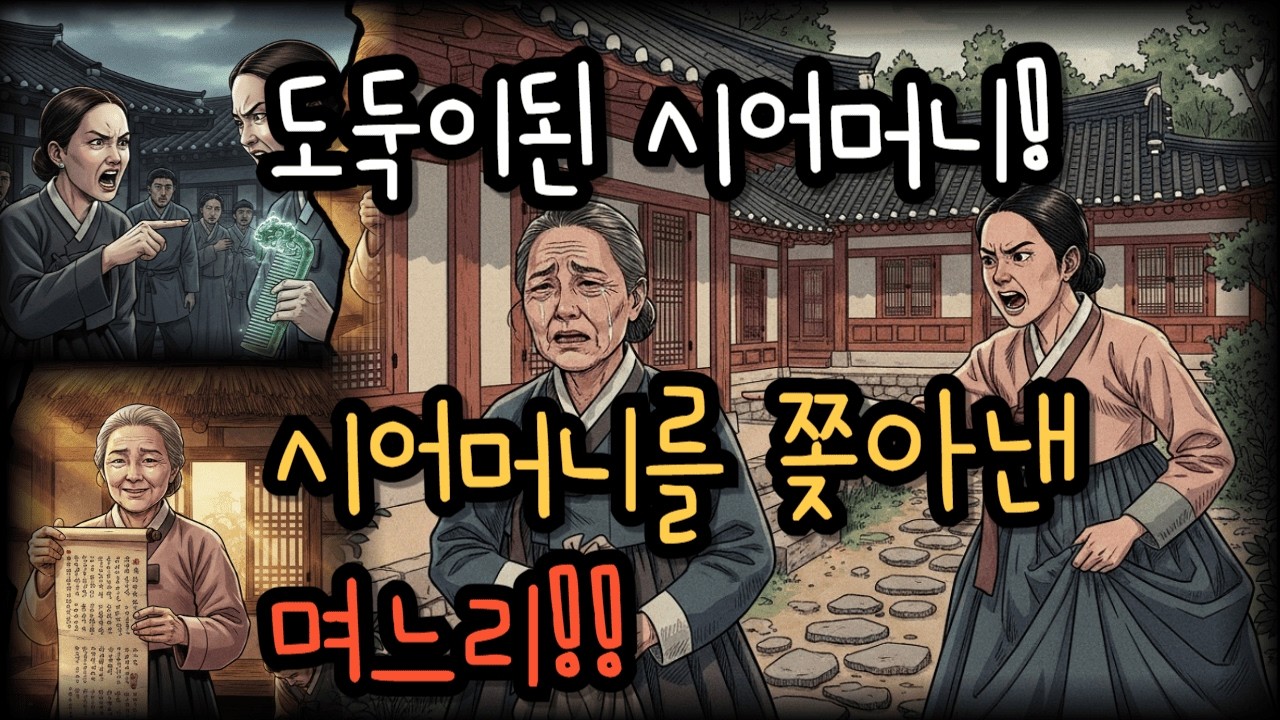 도둑이 된 시어머니? 숨겨진 진실 공개! #시어머니이야기 #옛날이야기 #민담 #가족 #진실 #설화 야담 #전설