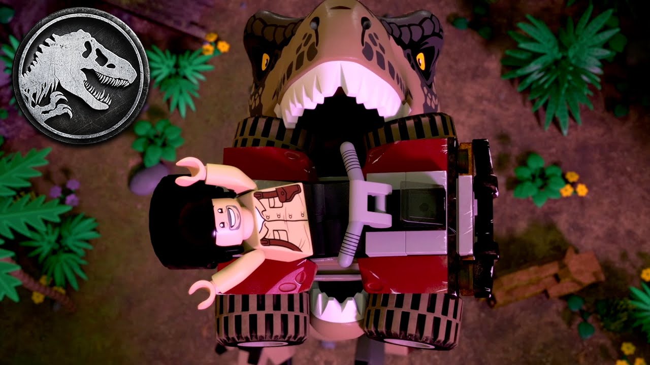 Acrobacias. Energéticos. Dinossauros. | LEGO JURASSIC WORLD: A LENDA DA ILHA NUBLAR