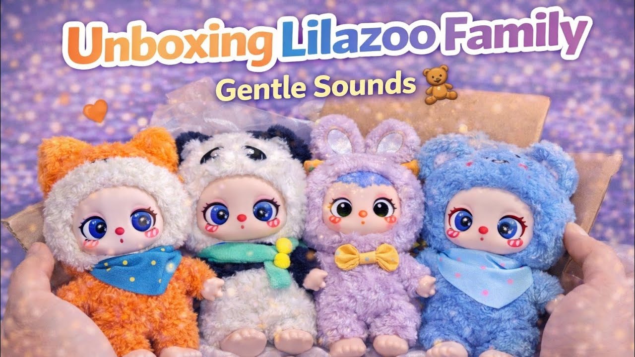 Unboxing Lilazoo Family 🧸 Gentle Sounds