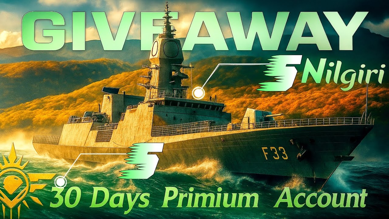 Everyone Wants This? 😍{ 5 } Nilgiri +{ 5 } 30 Days Premium Account Free! Modern Warships!