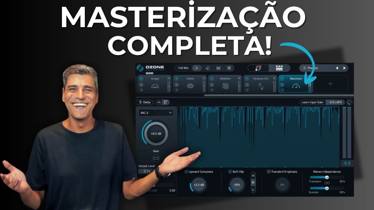 Masterizando uma Música no Ozone 12 do início ao fim!