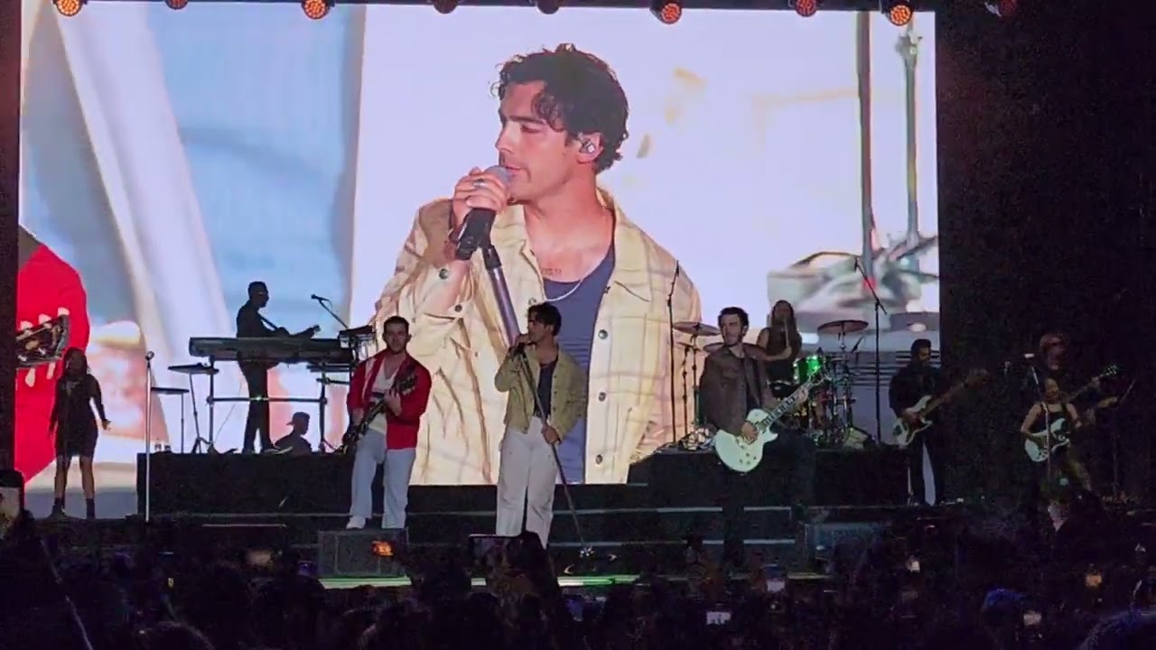Gotta Find You, Introducing Me & Play My Music by Jonas Brothers at Weidner Field 7/20/24